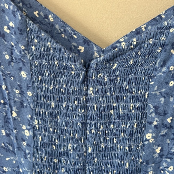 Reformation Blue Floral Midi Dress - Picture 9 of 16